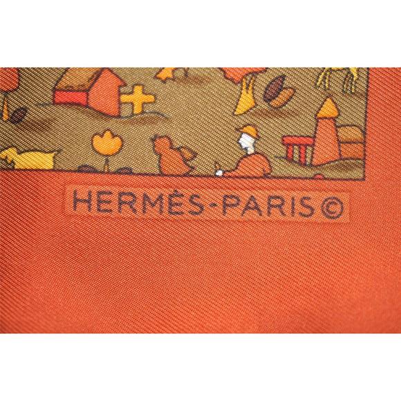 Hermes Petit Carre 40 Scarf #76132H10B - Picture 7 of 15